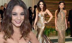 Vanessa Hudgens and Selena Gomez go for gold at Oscars after party ...