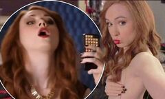 Karen Gillan smoulders as she poses topless in new sitcom Selfie ...