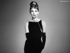 Black Givenchy dress of Audrey Hepburn (Audrey Hepburn) (Breakfast at Tiffany's)