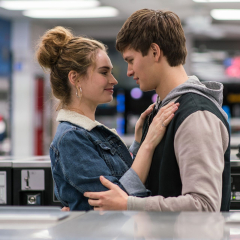 Lily James (Baby Driver) (Ansel Elgort)