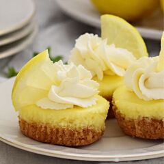 Mini Baked Lemon Cheesecake (Cheesecake)