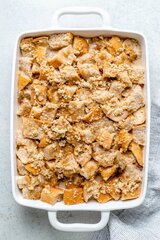 Upside-Down Banana French Toast Bake | Ambitious Kitchen