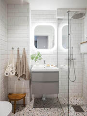 83 Small Bathroom Ideas & How To Make It Look Bigger - The Nordroom