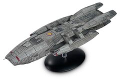 Battlestar Galactica Ship Collection Galactica (Hero Collector Battlestar Galactica Collection Galactica with Magazine Issue 3 by Eaglemoss)