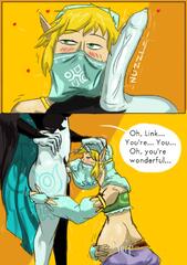 Xbooru - androgynous blonde hair blue eyes fellatio futanari ...