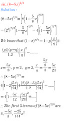 Binomial Theorem Solutions Inter second year Maths - MATHS GLOW