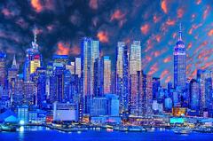 New York Skyline - 1,129 For Sale on 1stDibs | new york skyline ...