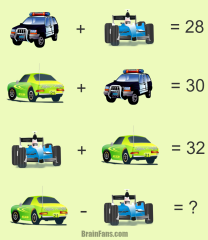 Cars puzzle with answer | Number And Math Puzzle - BrainFans