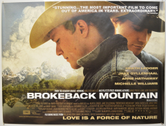 Brokeback Mountain (British Quad Brokeback Mountain Original Cinema )
