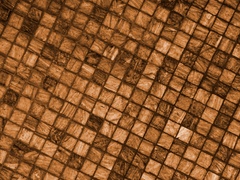 Seamless Mosaico Bronze Metal Plate Texture