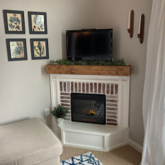 How to Build a Corner Fireplace for Under $300 - Dengarden