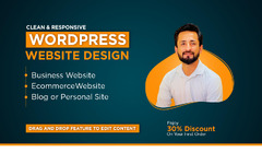 Build professional wordpress website design or blog by ...