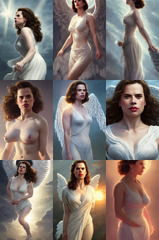 hayley atwell as a heavenly angel, anatomy, bathing in | Stable ...