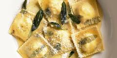 Lemon Ricotta Ravioli with Sage Butter Recipe | Crate & Barrel