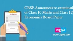 CBSE Re conduct Class 10 Math and Class 12 Economics Board Exam