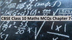 CBSE Class 10 Maths MCQs on Coordinate Geometry PDF