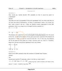 Class 9th Math Introduction to Euclid's Geometry NCERT Solution ...