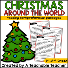 Christmas Around the World Reading Passages (Christmas and holiday season)