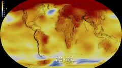 2020 was the hottest year on record (Scientific Visualization Studio Nasa)