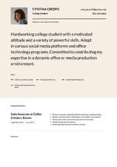 College Student Resume Examples & Writing Tips (2024) · Resume.io