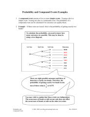 Probability Notes and Worksheets - Lindsay Bowden - Worksheets Library