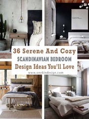 33 Serene And Cozy Scandinavian Bedroom Design Ideas You'll Love