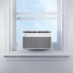 Midea MAW12V1QWT 12, 000 BTU U-Shaped Inverter Window Air Conditioner (Midea 8,000 BTU Smart Inverter U-Shaped Window Air Conditioner)