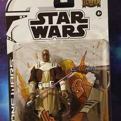 Star Wars The Black Series Clone Wars Mace Windu Figure (Star Wars Clone Wars 2010 Mace Windu Action Figure CW20)