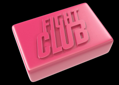 Fight Club Soap Bar (Fight Club Shape Silicone Soap Molds,Silicone Cake Mold Fight Club Resin Clay Soaps Making Moulds,Officially Licensed)