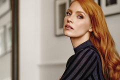 Actress American Blue Eyes Face Jessica Chastain Redhead ...