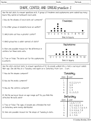 Data Analysis Notes and Worksheets - Lindsay Bowden - Worksheets Library