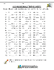 Decimal Addition Worksheets 5th Grade