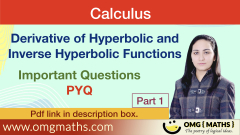 Derivatives of Hyperbolic and inverse hyperbolic functions | OMG ...