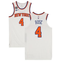 Derrick Rose New York Knicks Fanatics Authentic Game-Used #4 White ...