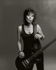 Joan Jett (13 x 19) | Ready to Frame for Office, Living Room, Dorm, Kids Room, Bedroom, Studio