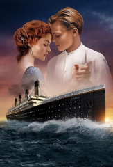 Titanic movie, titanic rose n jackphone |