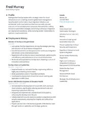 DevOps Engineer Resume Examples & Templates (2024) · Resume.io