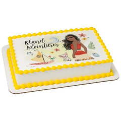 A Birthday Place Disney Princess Moana Island Adventurer Edible Cake Topper (Moana Decopac)