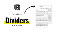 11 Text Dividers To Design Aesthetic Notion Pages — Red Gregory