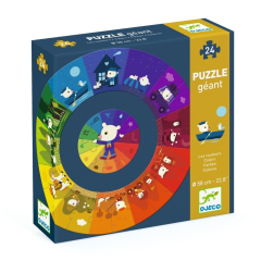 Djeco Giant Puzzles - Colours DJ07017 | Kids Jigsaw Puzzles ...