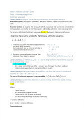 Maths Methods Unit 1 Complete Study Notes | Mathematical Methods ...