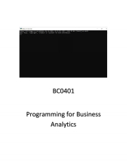 BC0401 Python Programming Notes | BC0401 - Programming for ...