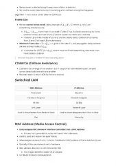 Introduction to Computer Networks Study Notes | CS2105 ...