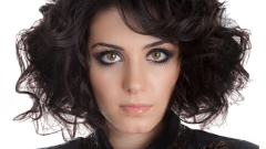 Katie Melua Women Singer Brunette British Face Portrait Makeup ...