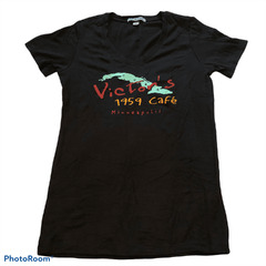 Ladies V-neck (Viva Cuba Libre) T-shirt - Takeout Menu - Victor's ...