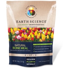 Earth Science – Natural Bone Meal Plant Food – Plant Mix for Bulbs, Gardens, Potted Plants, Trees, and Shrubs 3lb (Earth Science Growth Essentials Organic Bone Meal 4 lb)