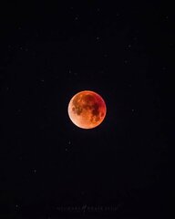 Super Blood Wolf Moon Lunar Eclipse in Northern Virginia