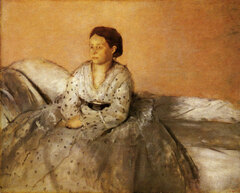 Madame René de Gas (Portrait of Estelle Musson Degas)