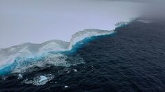 New animation shows track of giant A23a iceberg - British Antarctic Survey