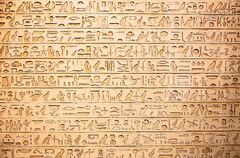 Egyptian hieroglyphs (Rosetta Stone)